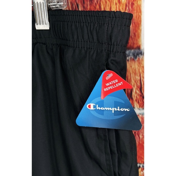 NWT Champion Swim Shorts Men’s Black Drawstring Mesh Lined Lightweight 2XL - Picture 2 of 6